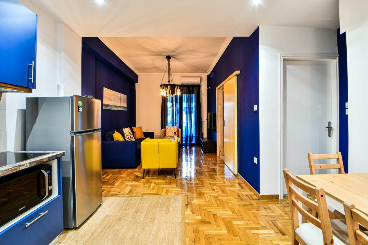 Cozy Blue Apartment By Zain Athen Exterior foto